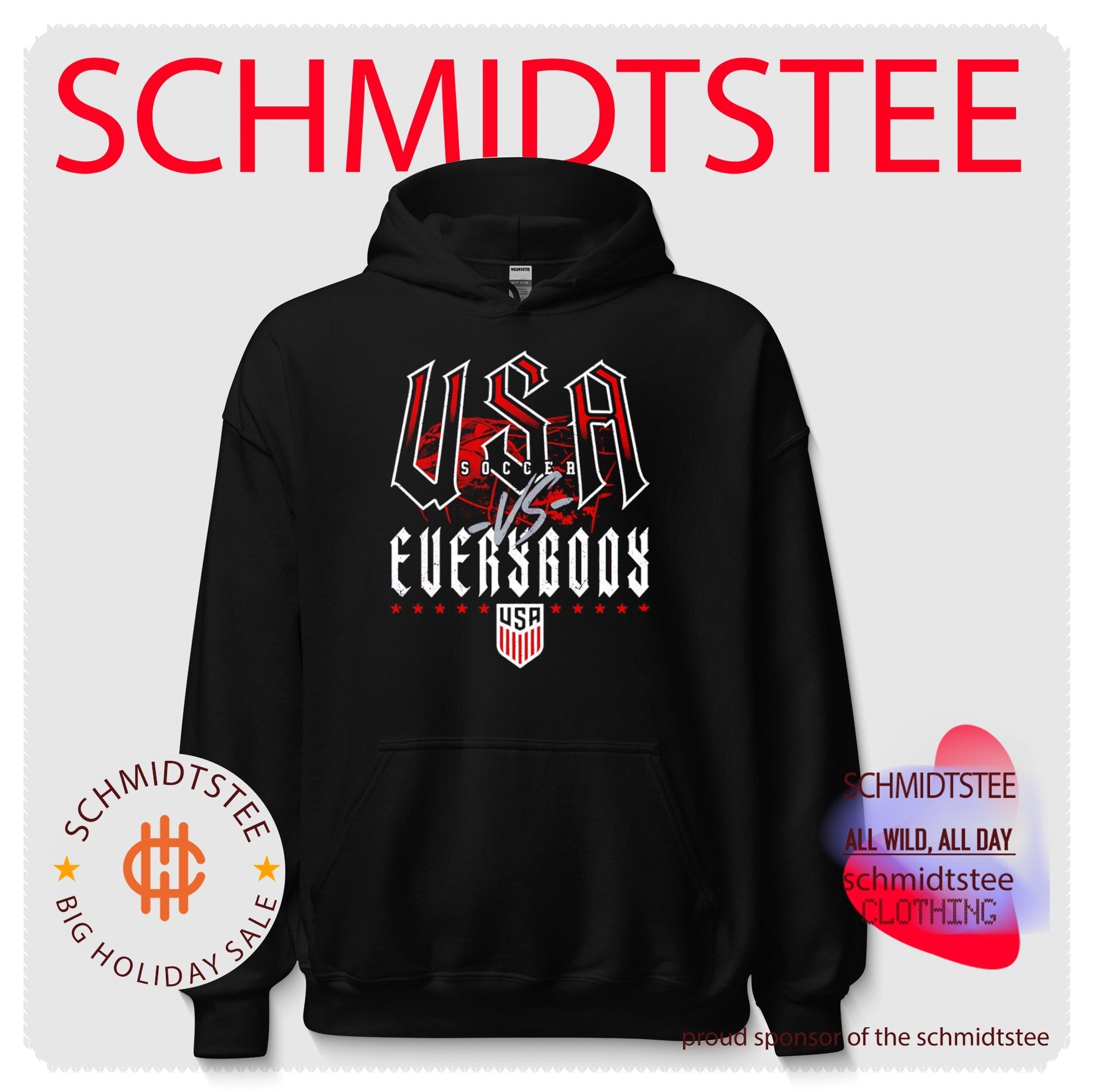 U.S Soccer Vs Everybody Grunge 2026 World Cup shirt