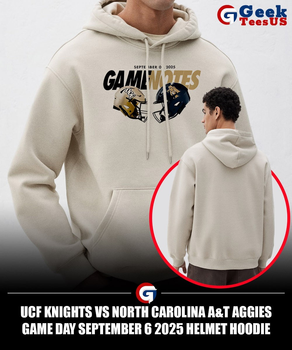 UCF Knights vs North Carolina A&T Aggies Game Day September 6 2025 helmet T-shirt