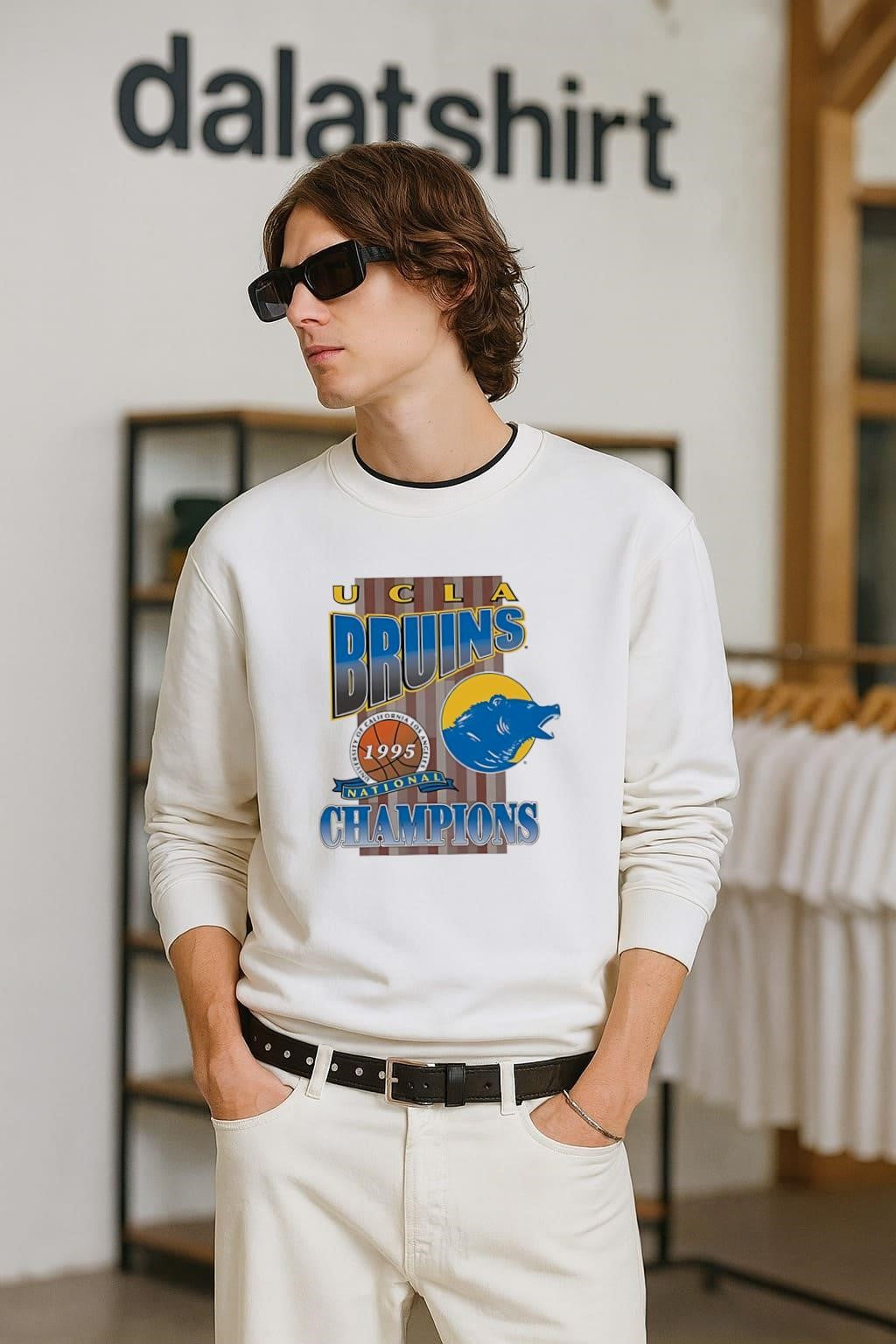 UCLA Bruins 1995 University of California Los Angeles National Champions Bear shirt