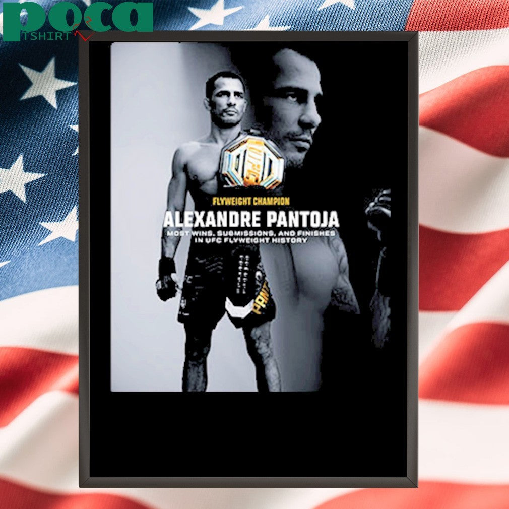 UFC Alexandre Pantoja Flyweight Champion Most Wins Submissions And Finishes In UFC Flyweight History Unisex T-Shirt