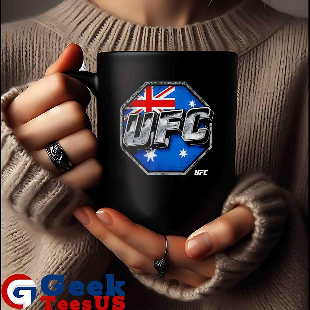 UFC Australia flag logo shirt