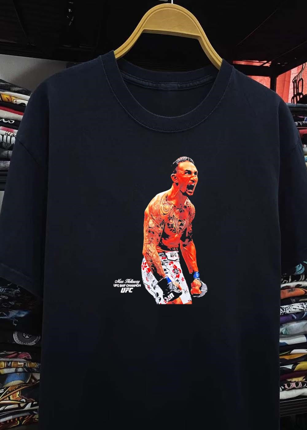 UFC BMF Champion Max Holloway Yelling shirt