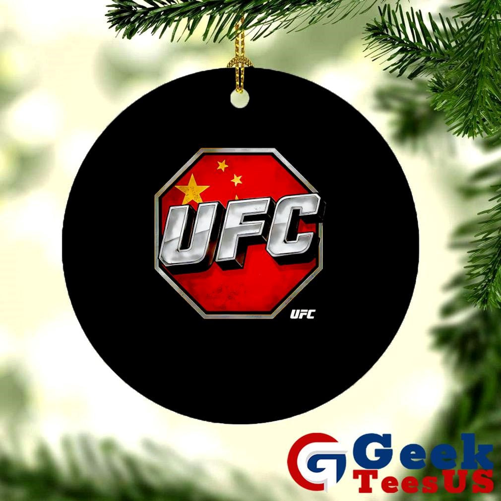 UFC China flag logo shirt