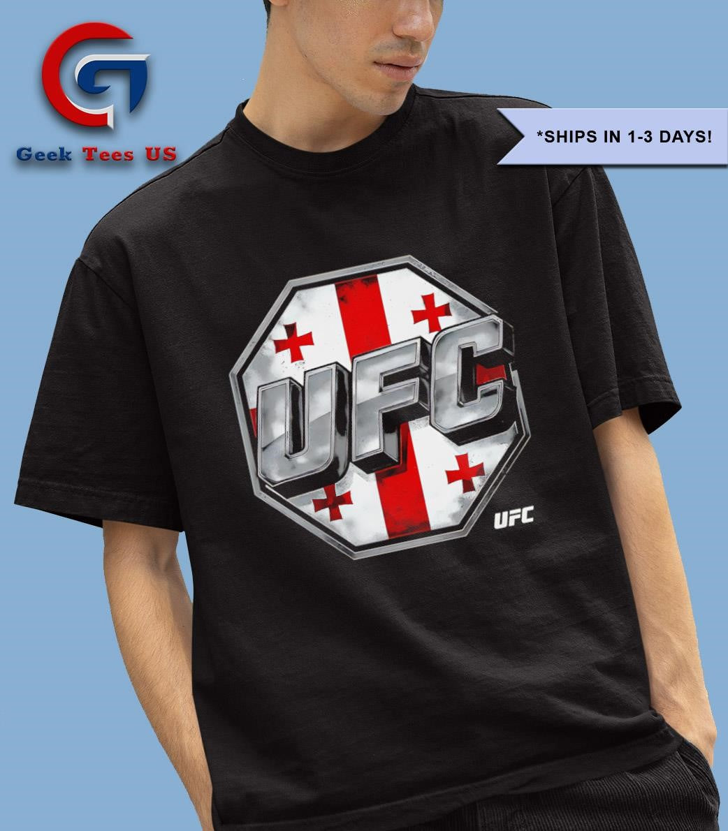 UFC Georgia flag logo shirt