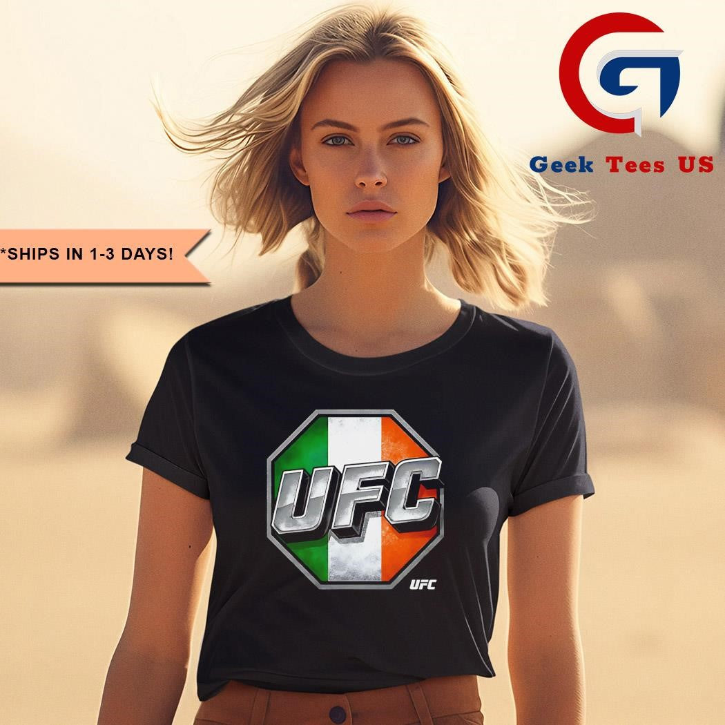 UFC Ireland flag logo shirt
