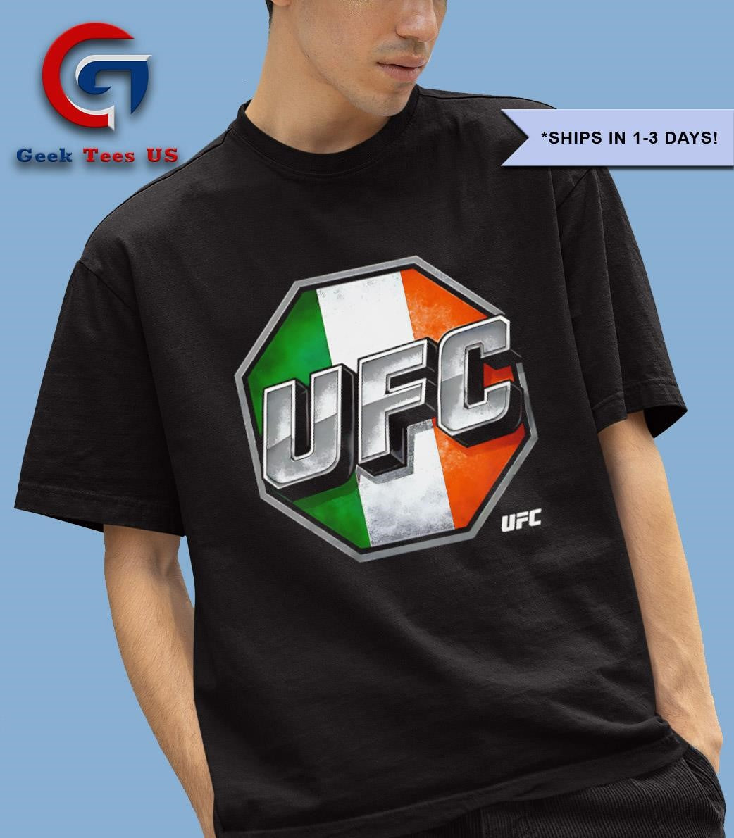 UFC Ireland flag logo shirt