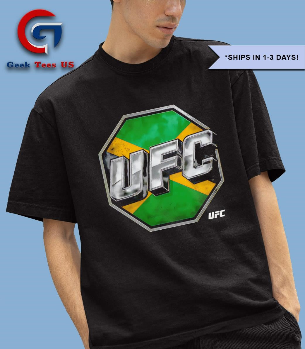 UFC Jamaica flag logo shirt