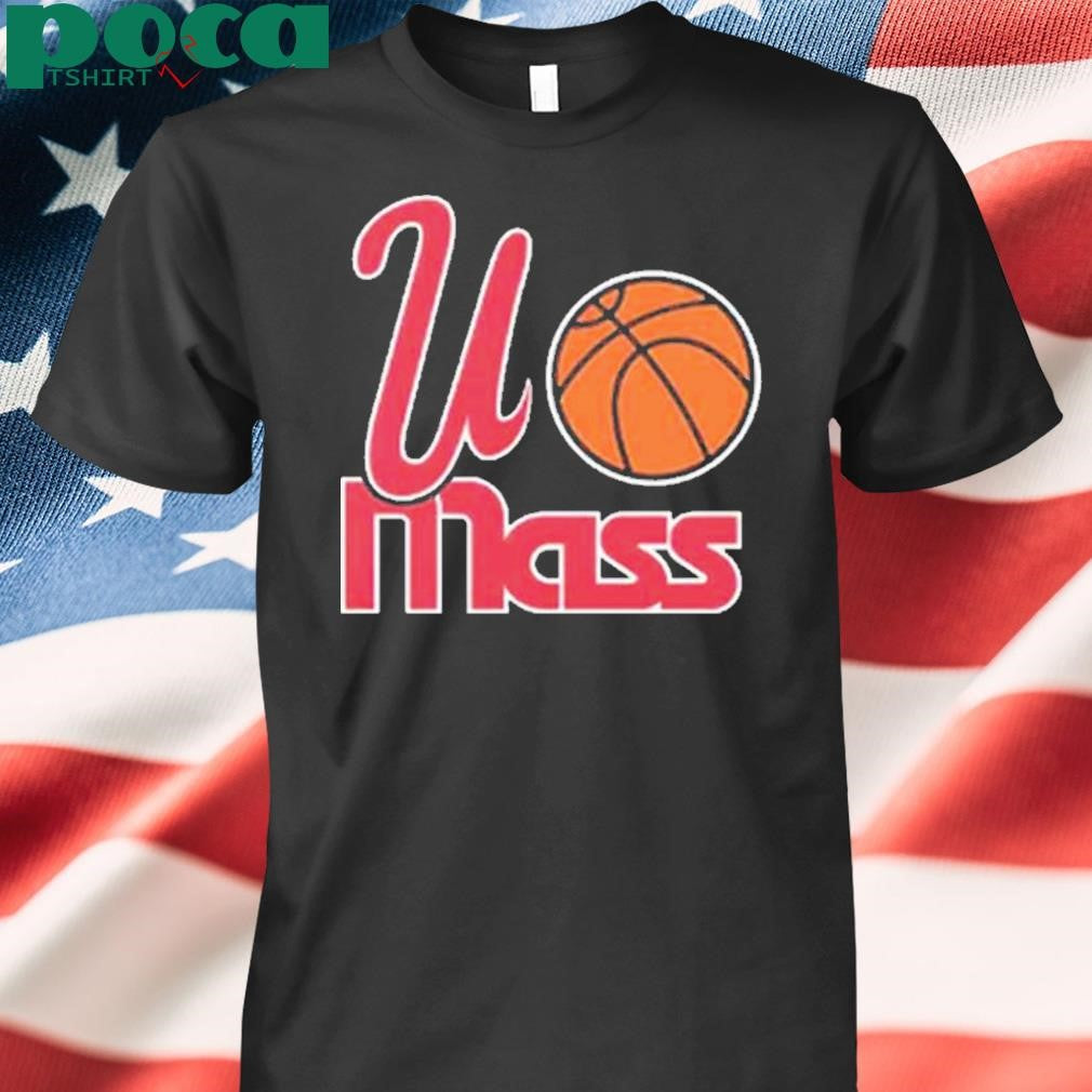 UMass Minutemen Basketball 1990s Logo Shirt