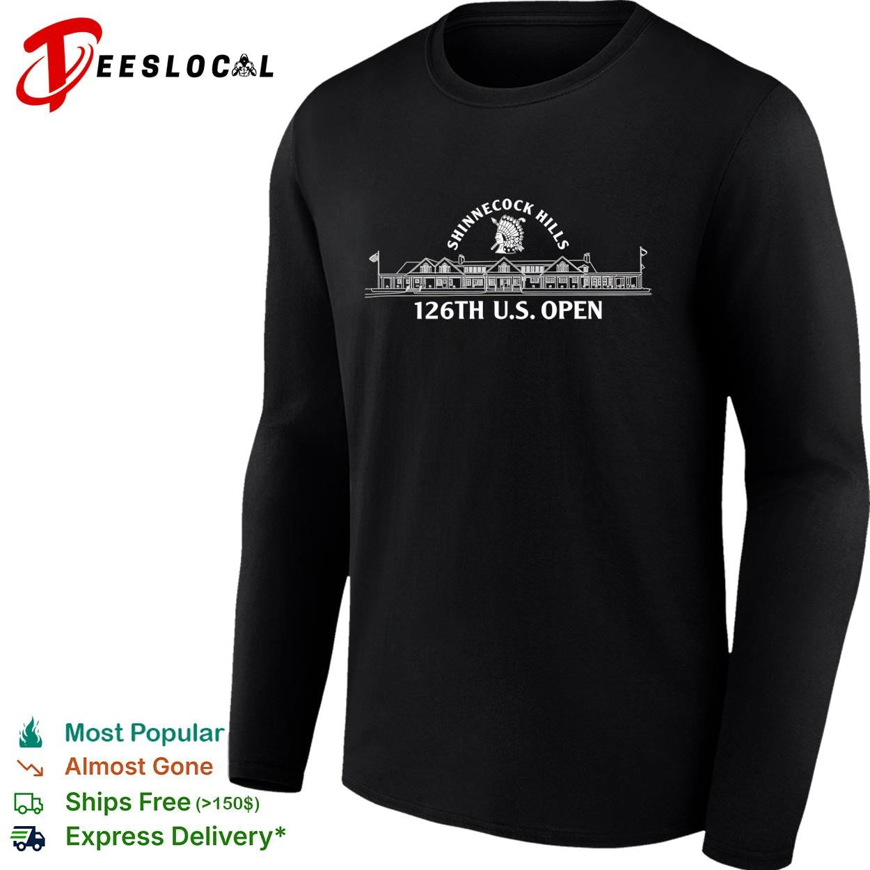US Open Shinnecock 2026 126th US Open Shinnecock Hills Clubhouse shirt