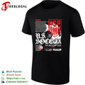 US Soccer worldwide USMNT crest graphic shirt