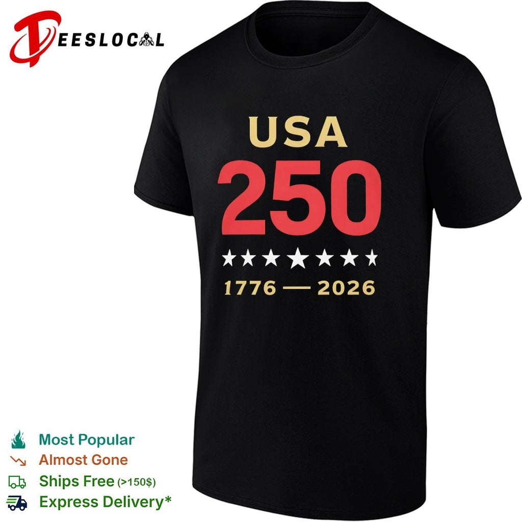 USA 250 1776 2026 Patriotic American Independence Anniversary shirt