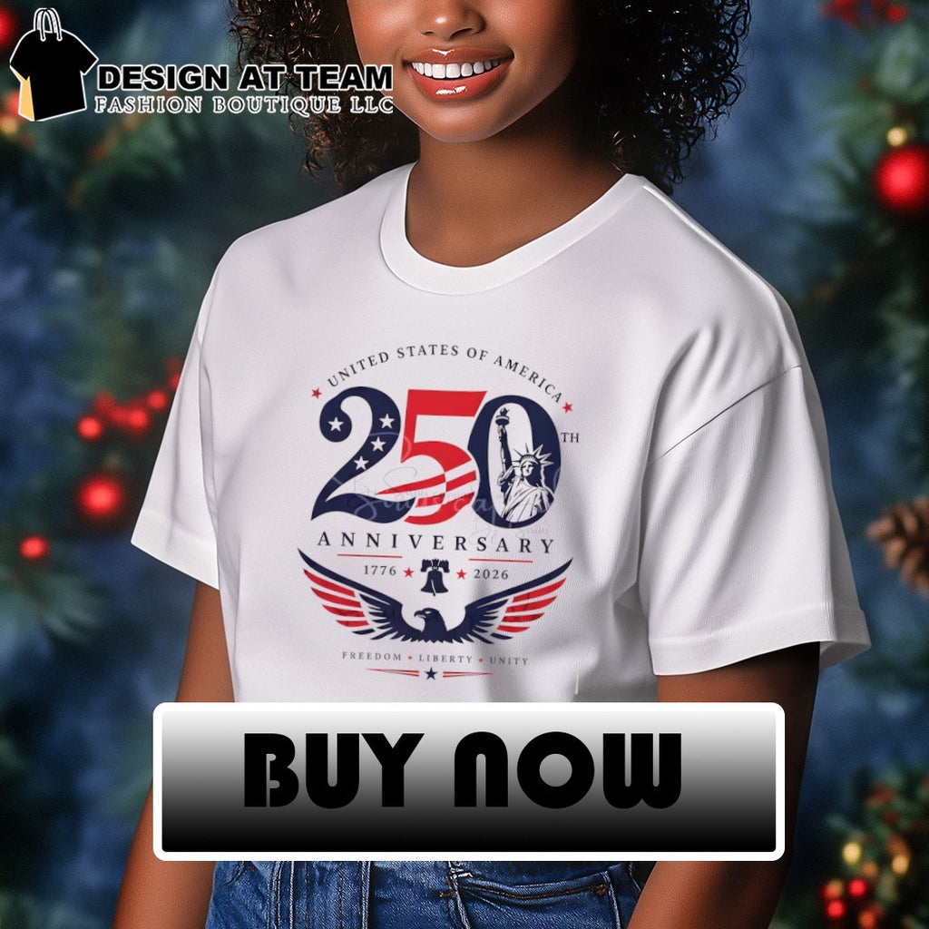 USA 250th Anniversary 1776 2026 freedom liverty unity political shirt