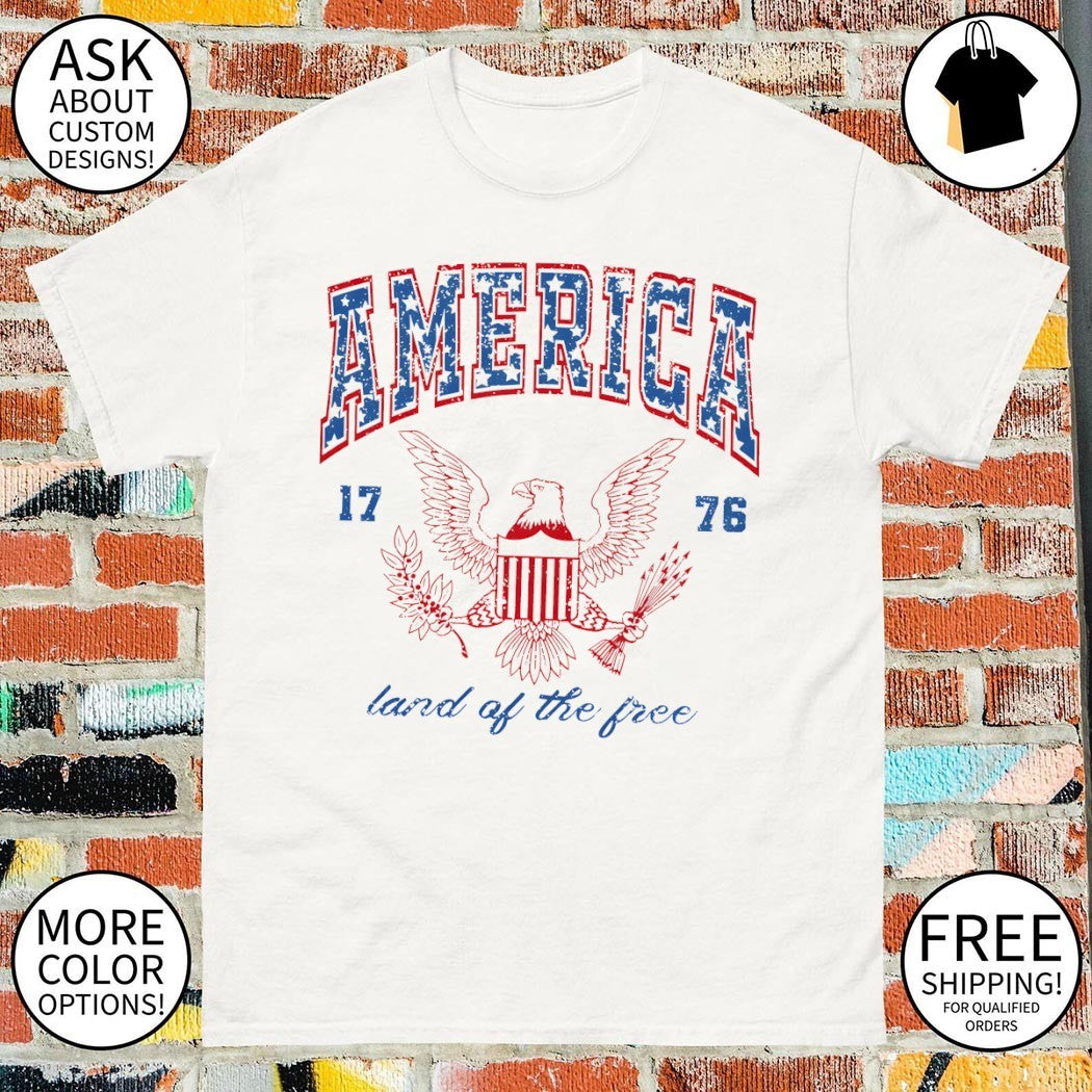 USA America 4th of July land of the free since 1776 shirt