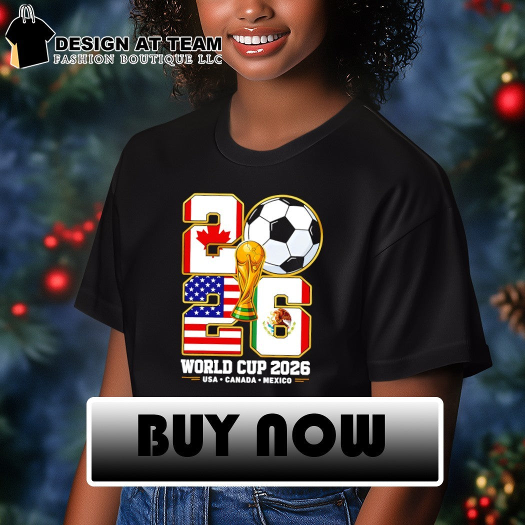 USA Canada Mexico Trophy World Cup 2026 Soccer shirt