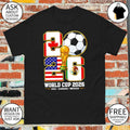 USA Canada Mexico Trophy World Cup 2026 Soccer shirt
