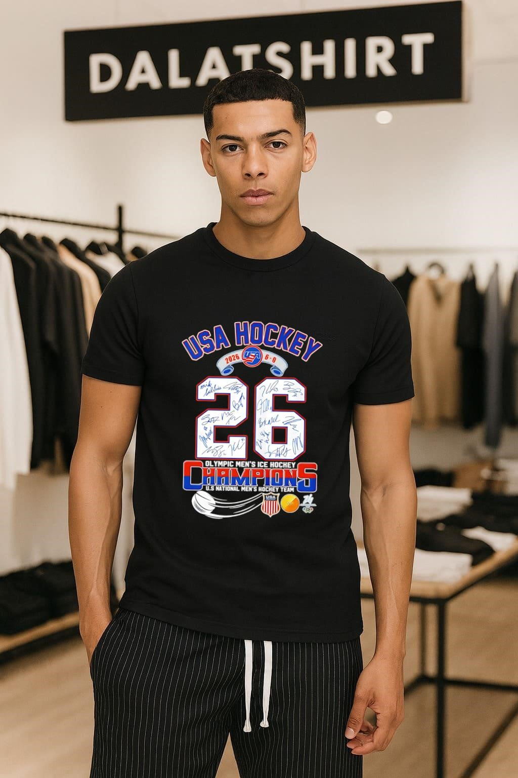 USA Hockey 2026 Olympic Mens Ice Hockey Champions shirt