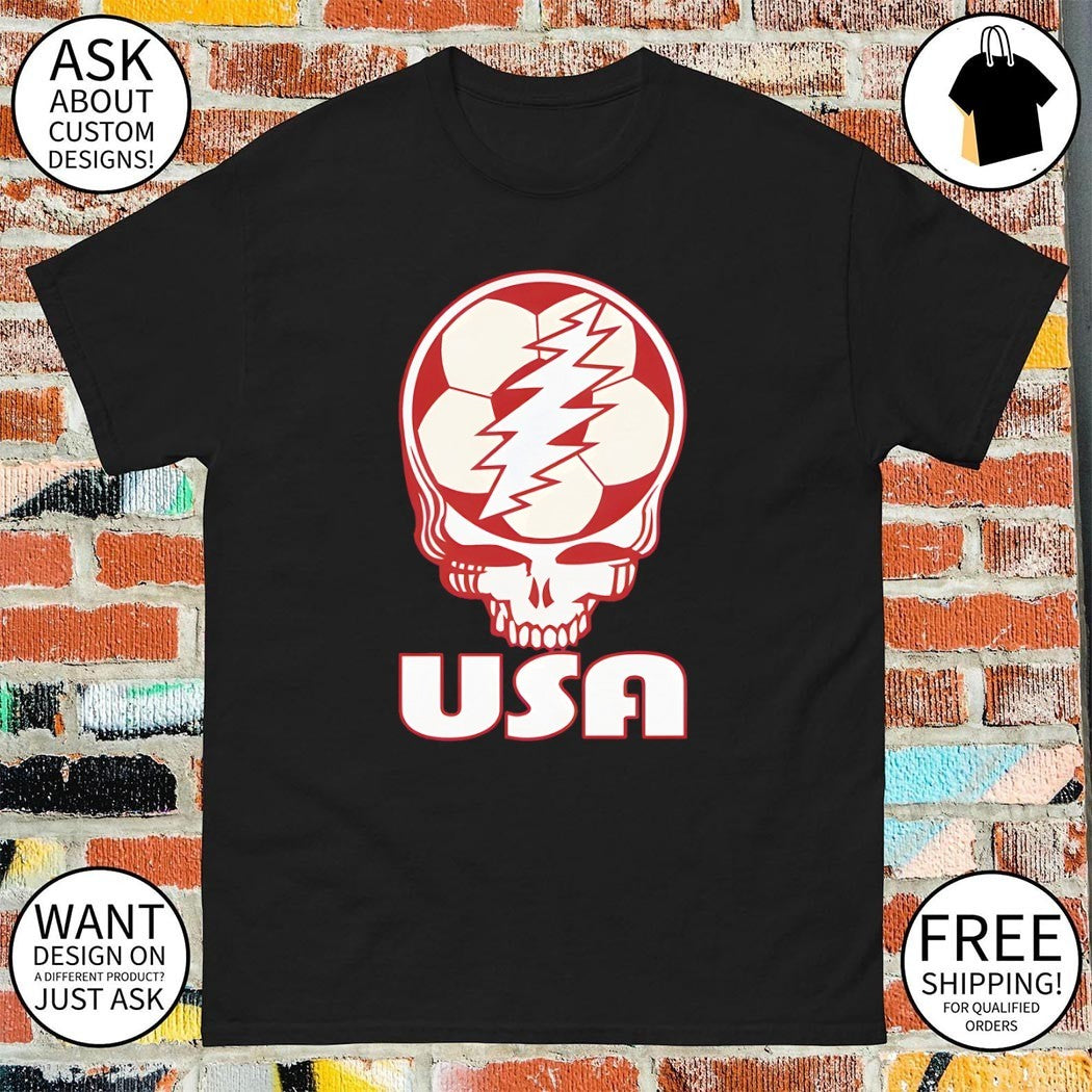 USA Soccer Grateful Dead Steal Your Face World Cup 2026 shirt
