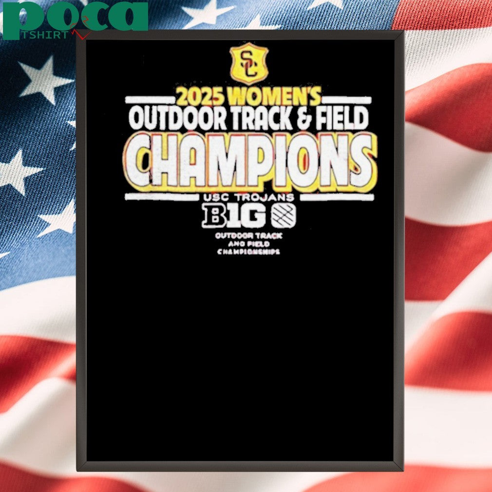 USC Trojans 2025 Women’s Track & Field Champions shirt
