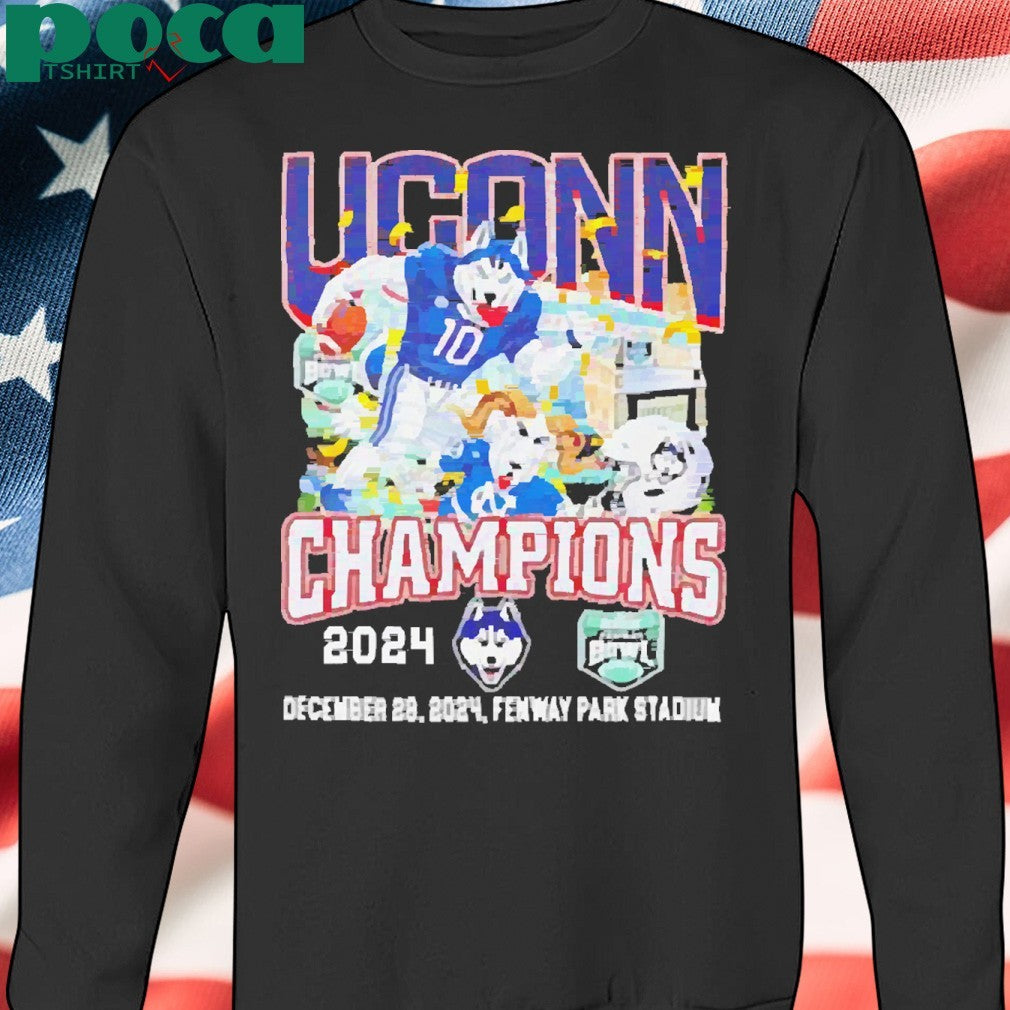 Uconn Huskies Champions Fenway park stadium 2024 shirt