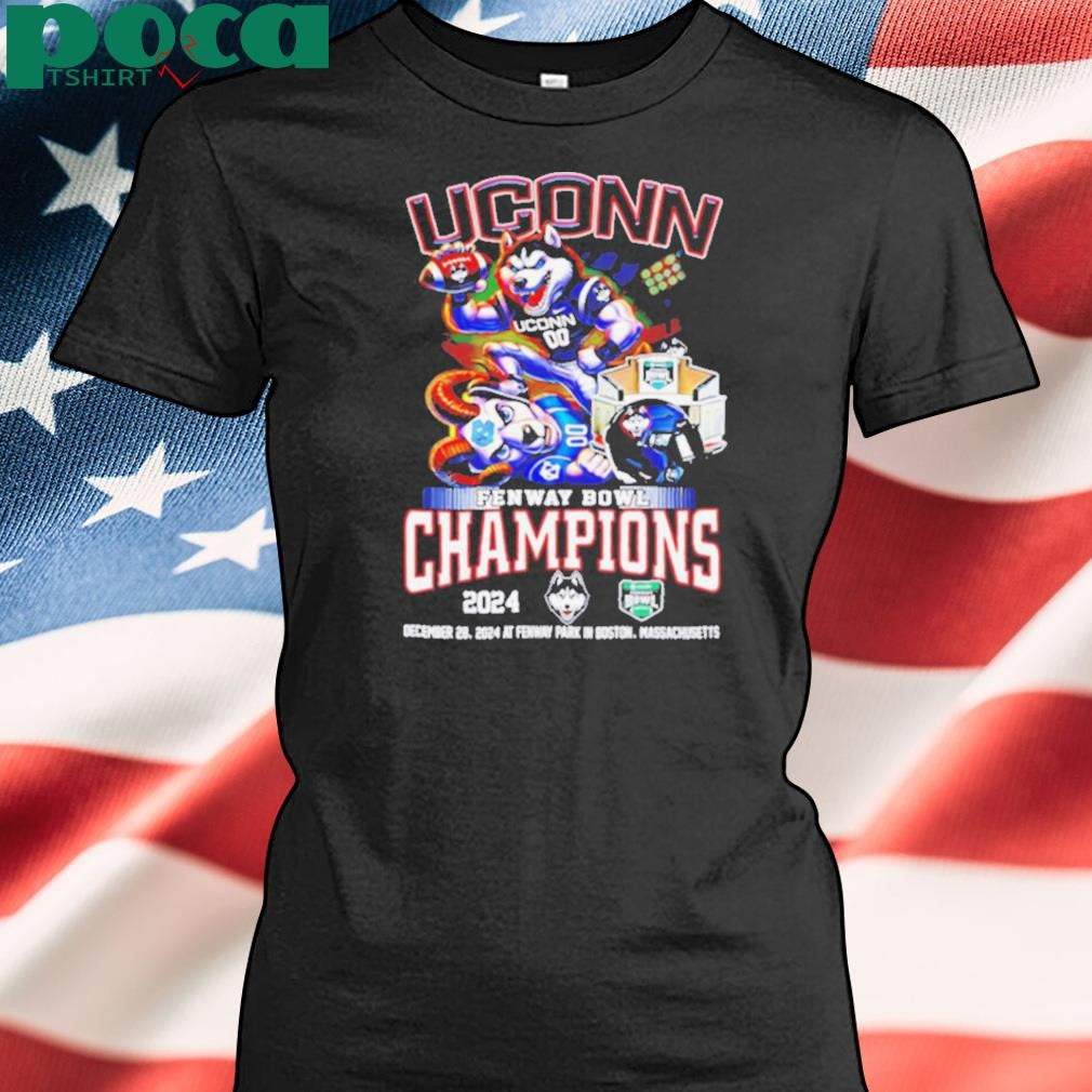 Uconn Huskies Let’s Celebrate 2024 Fenway Bowl Champions shirt