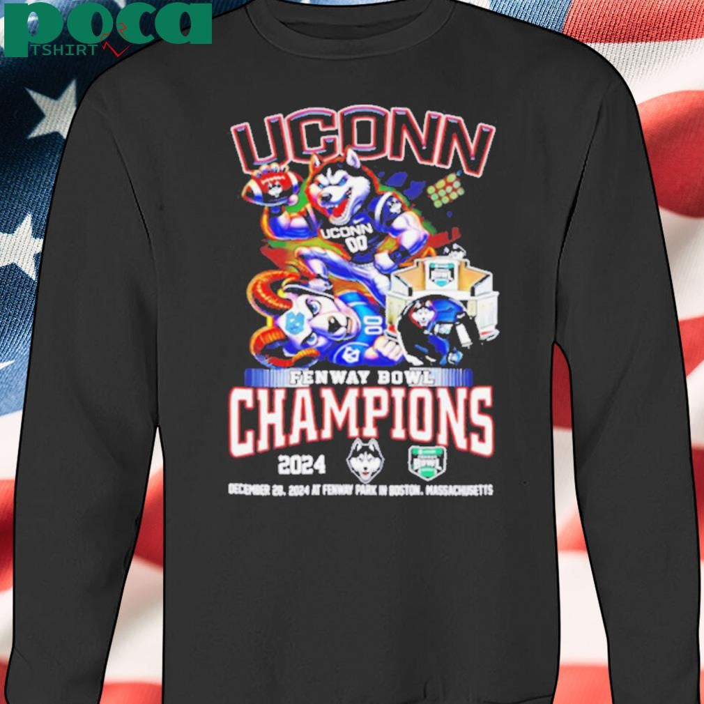 Uconn Huskies Let’s Celebrate 2024 Fenway Bowl Champions shirt