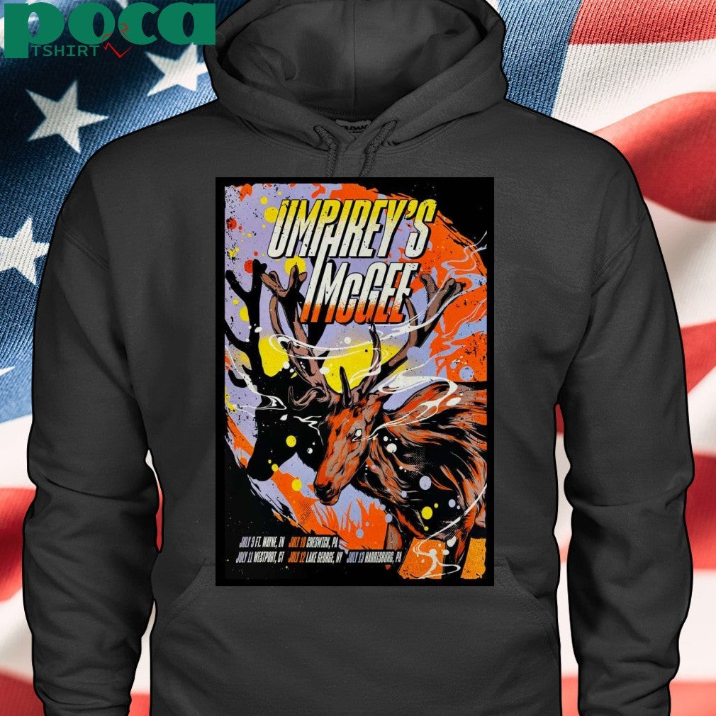 Umphrey’s McGee July 2025 Tour Poster shirt