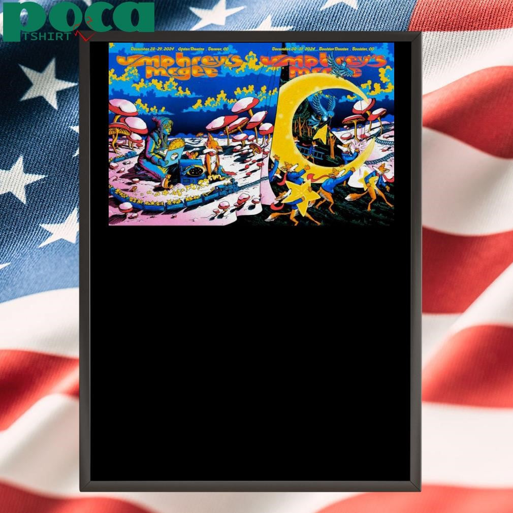 Umphrey’s McGee NYE Shows 2024 Denver, CO And Boulder, CO Poster shirt