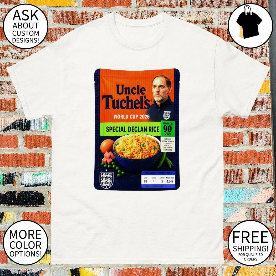 Uncle Tuchel’s Thomas Tuchel Arsenal Special Declan Rice World Cup 2026 Perfect in 90 mins shirt