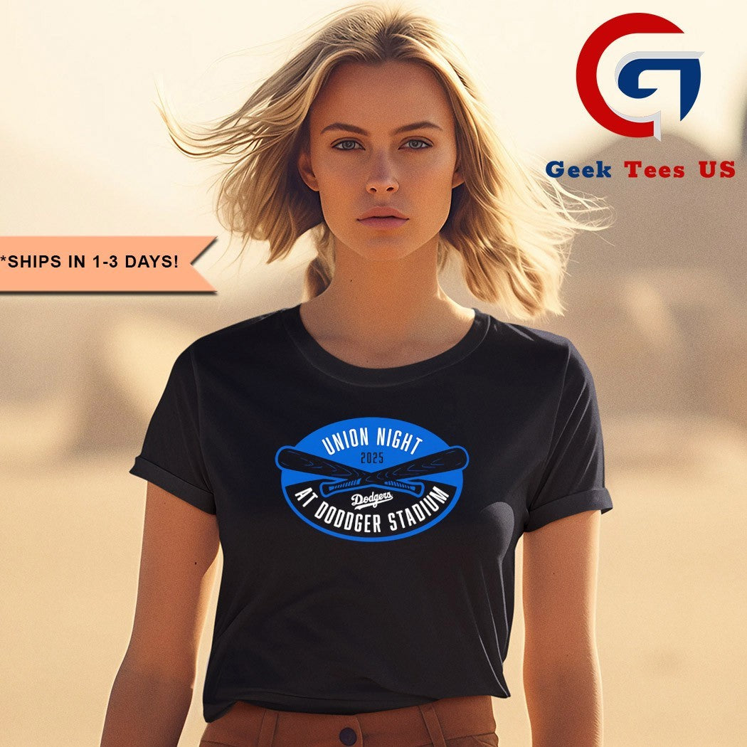 Union Night at Dodgers Stadium 2025 baseball shirt