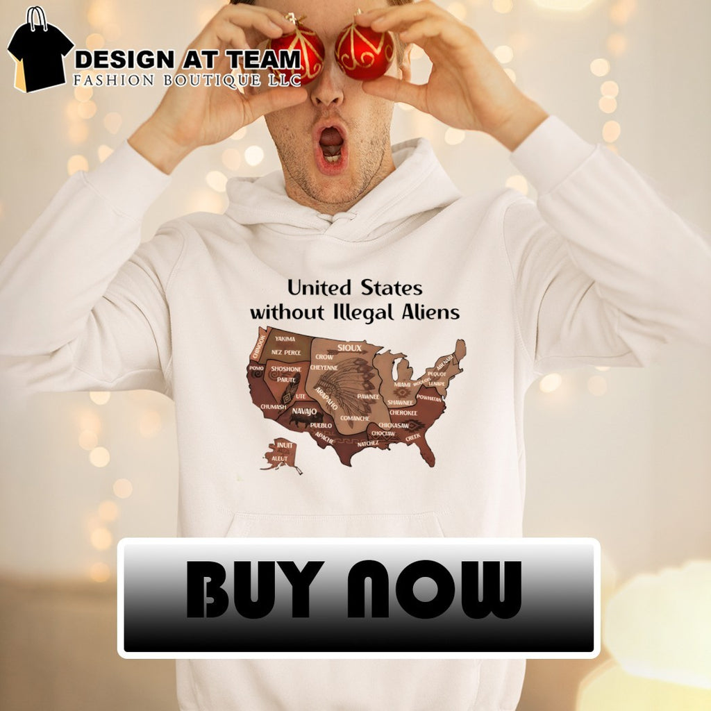 United States Without Illegal Aliens Abolish Ice Native Land Map shirt