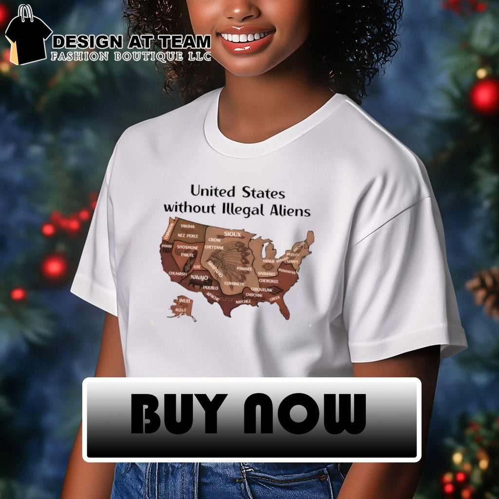 United States Without Illegal Aliens Abolish Ice Native Land Map shirt