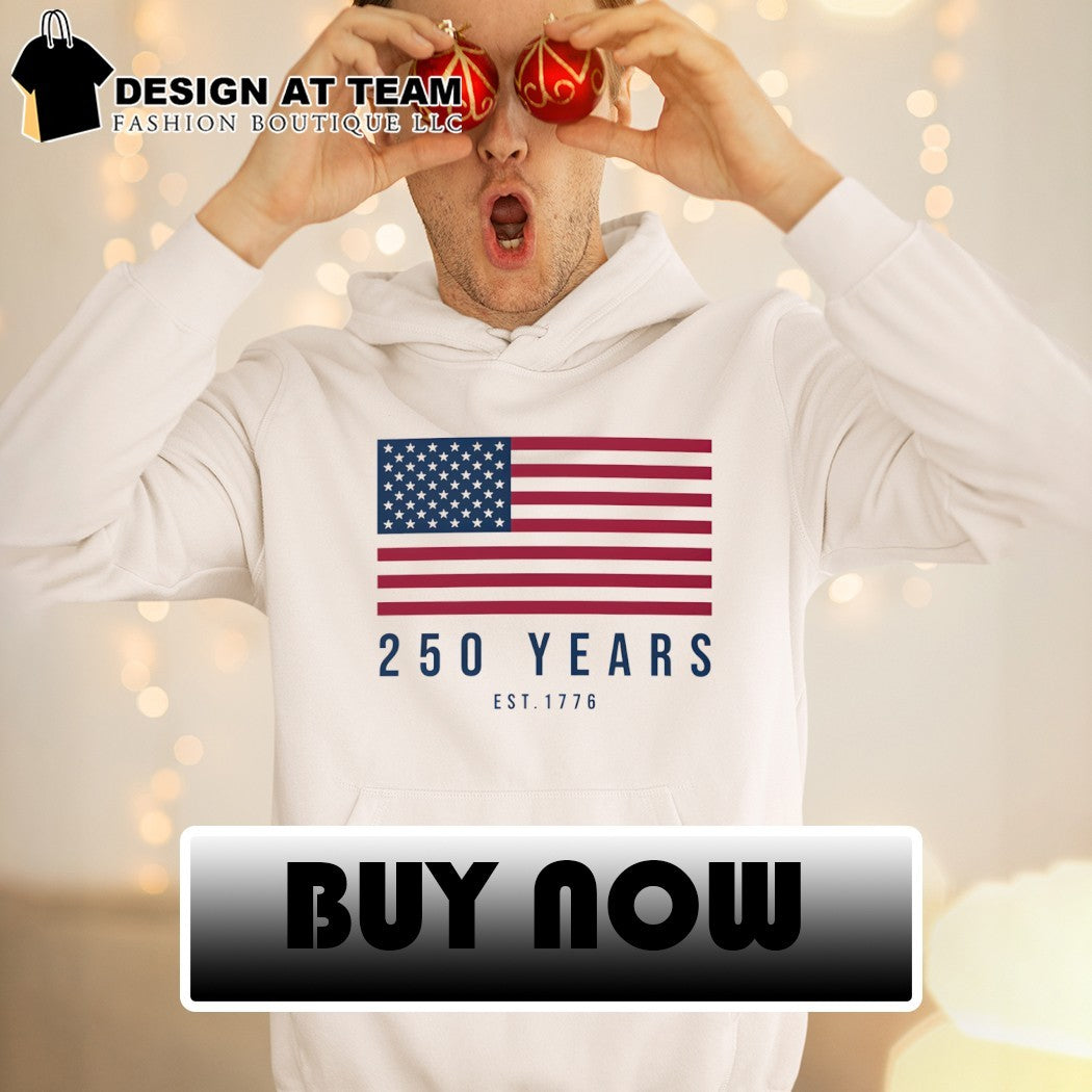United States flag 250 Years est 1776 Patriotic 4th of July shirt