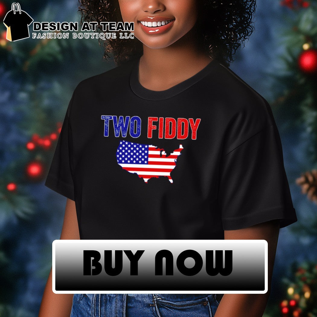 United States map Two Fiddy shirt