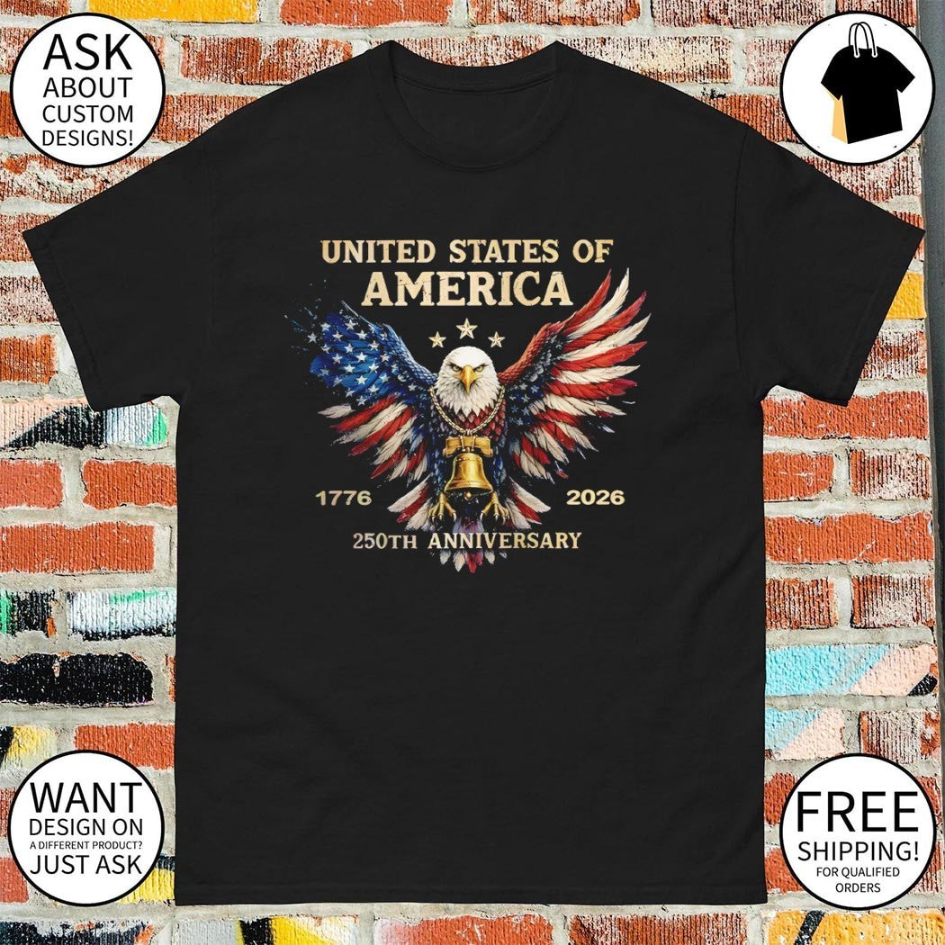United States of America 250th Anniversary USA Independence Day 1776 2026 shirt