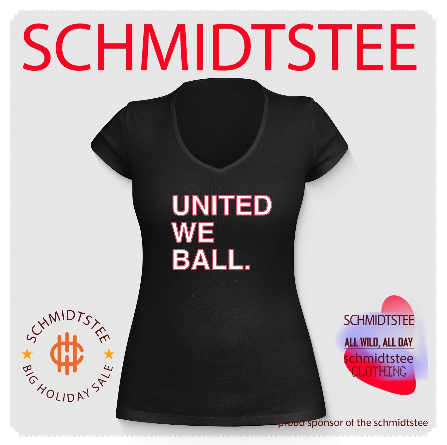 United We Ball basketball teamwork sports motivation shirt