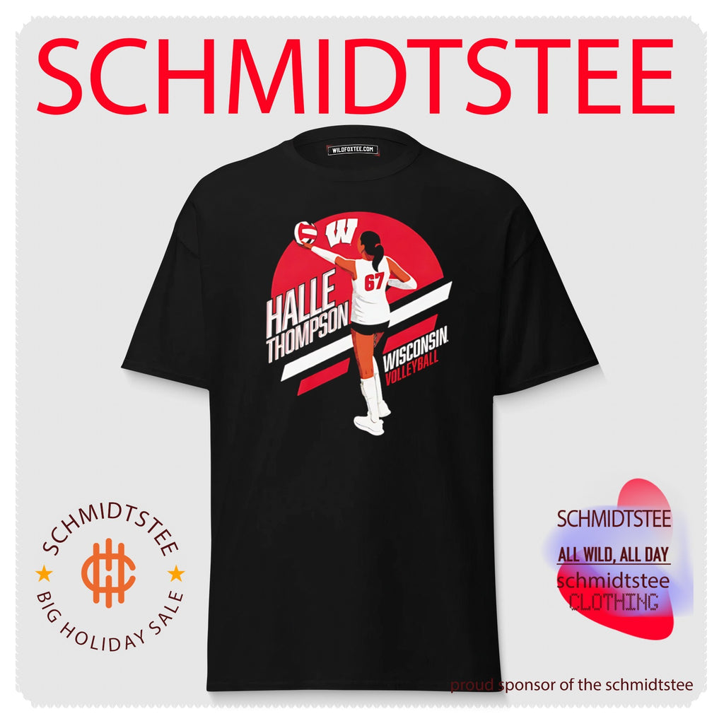 University Of Wisconsin-Madison Halle Thompson illustration shirt