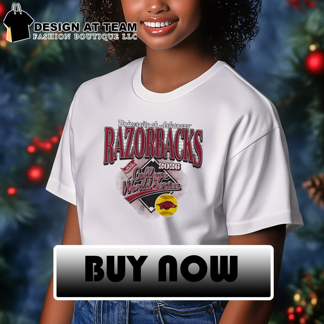 University of Arkansas Razorbacks Softball 2026 Women’s College World Series shirt