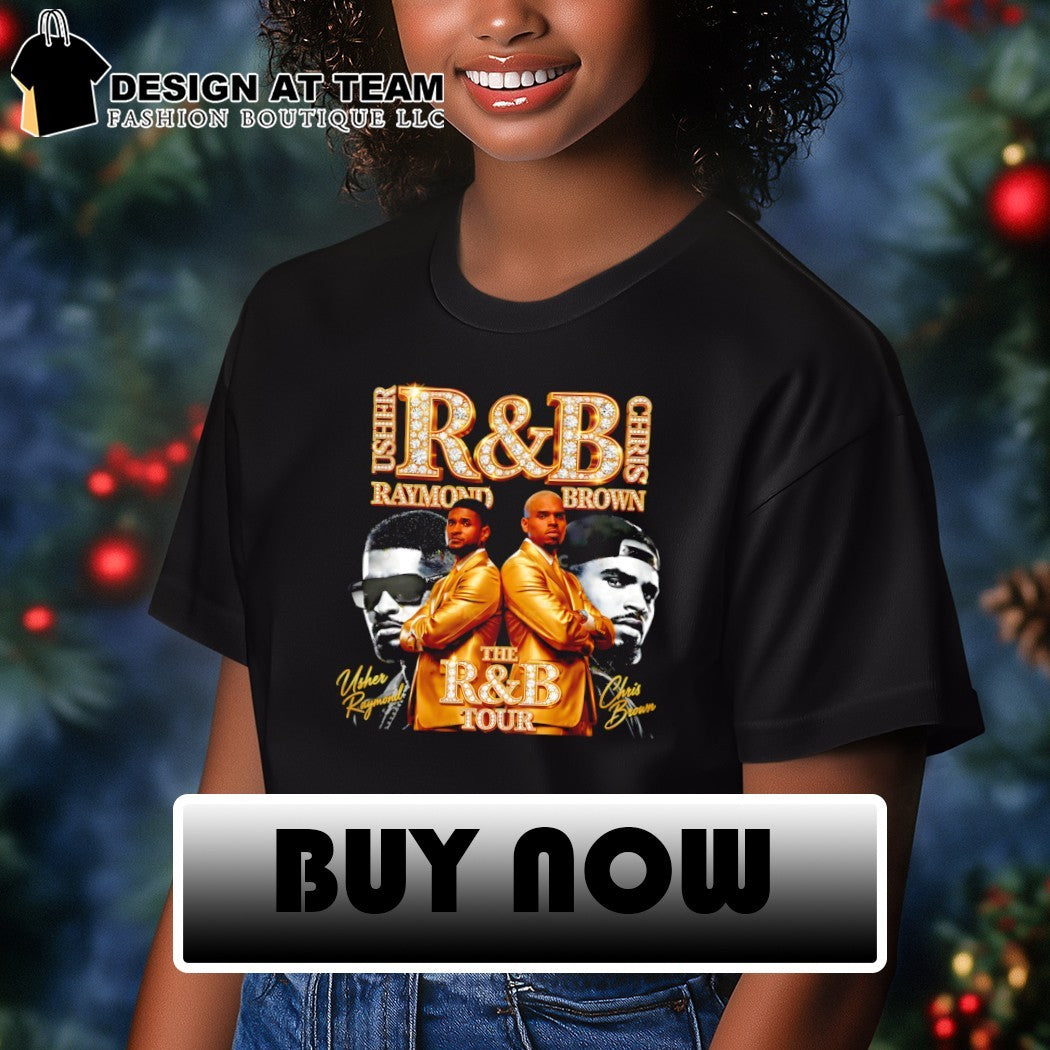 Usher Raymond and Chris Brown Usher R B Tour 2026 signatures shirt