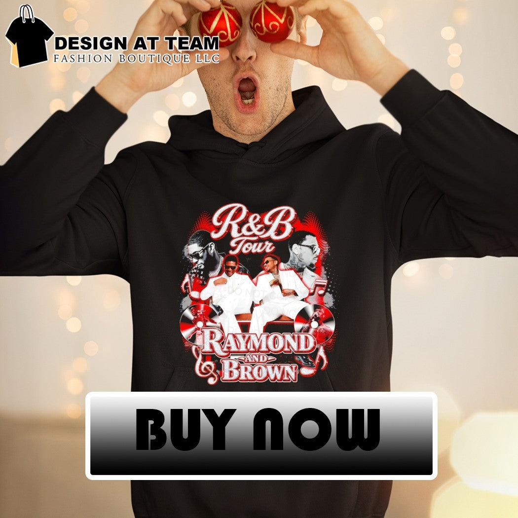 Usher and Chris Brown R and B Tour Raymond and Brown music fan shirt