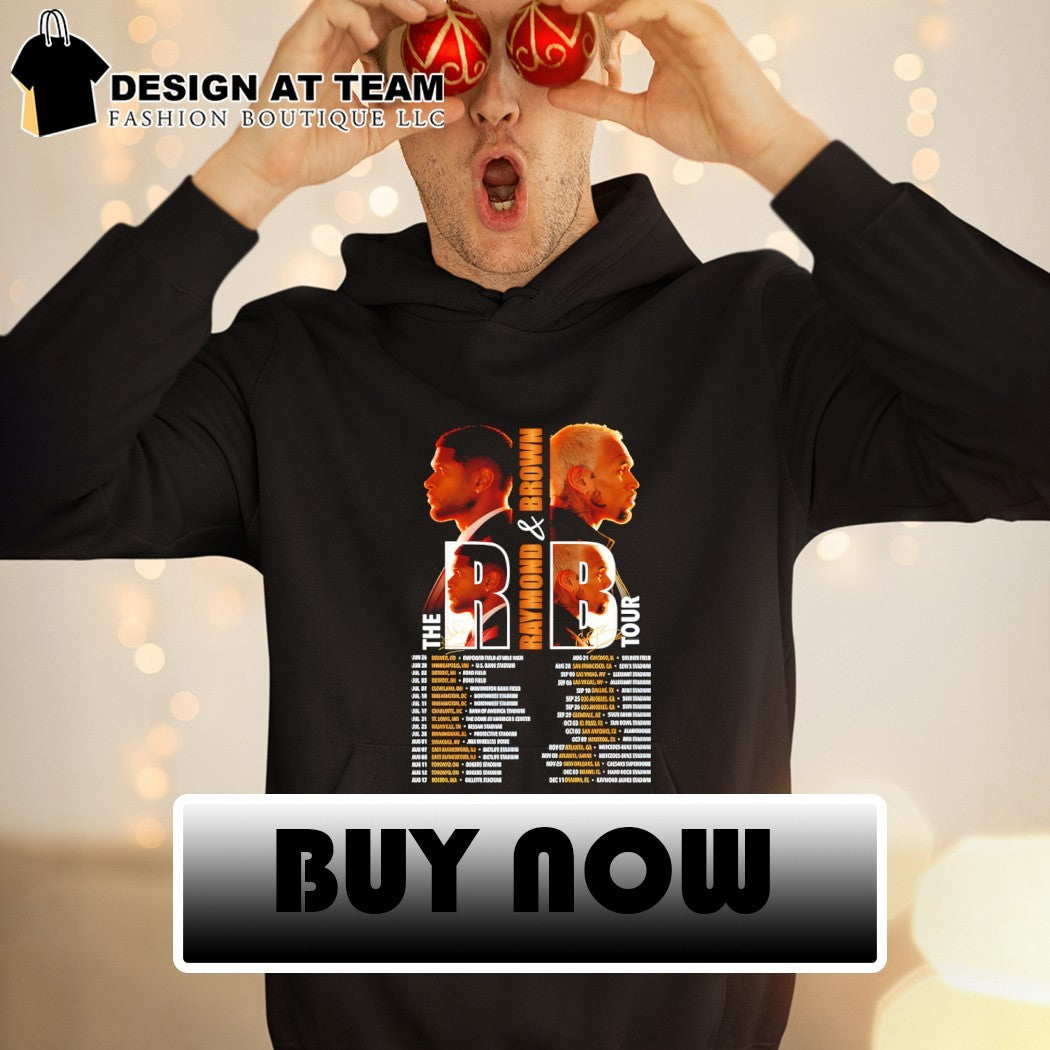 Usher and Chris Brown Raymond and Brown The Tour musical shirt
