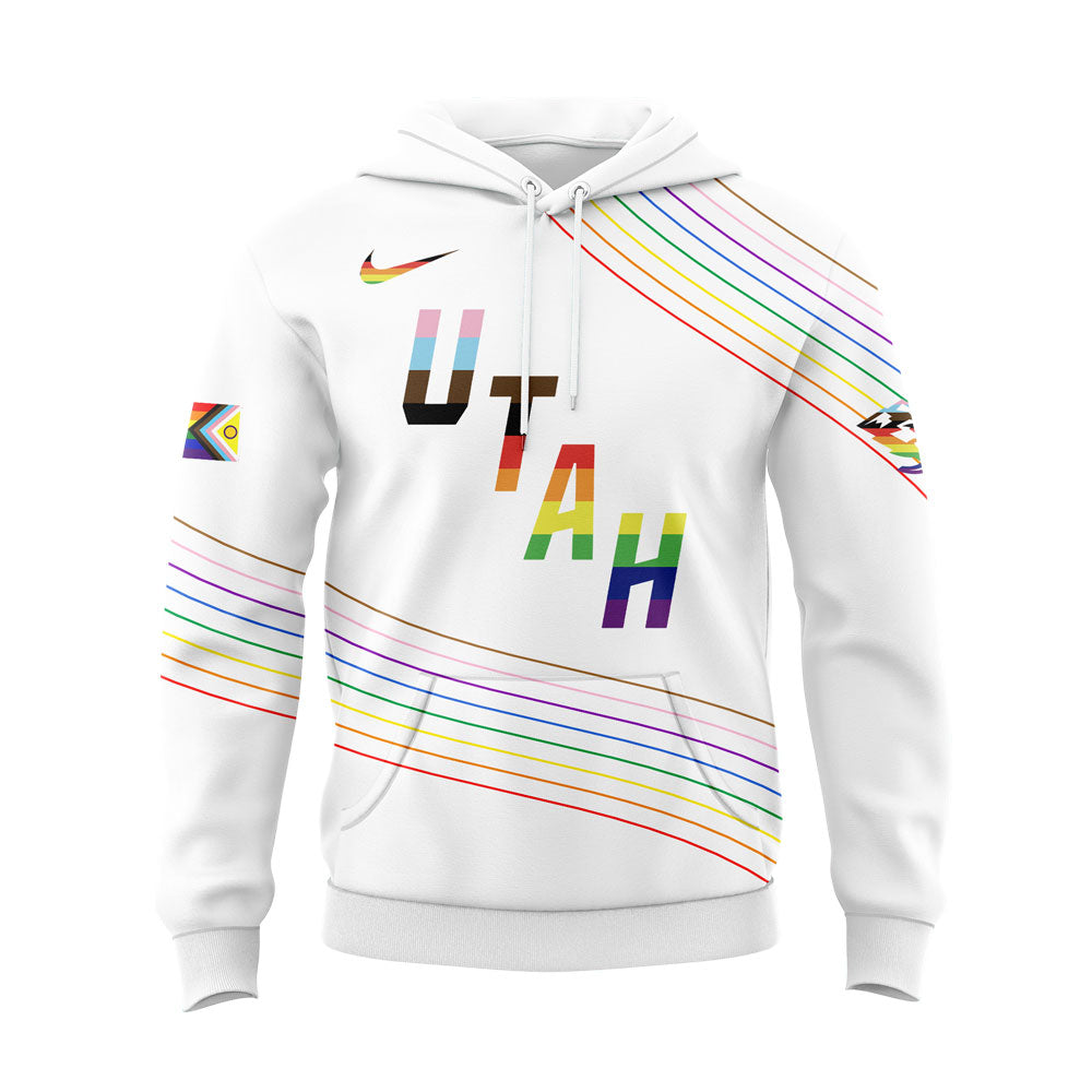 Utah Mammoth Happy Pride Month Hoodie
