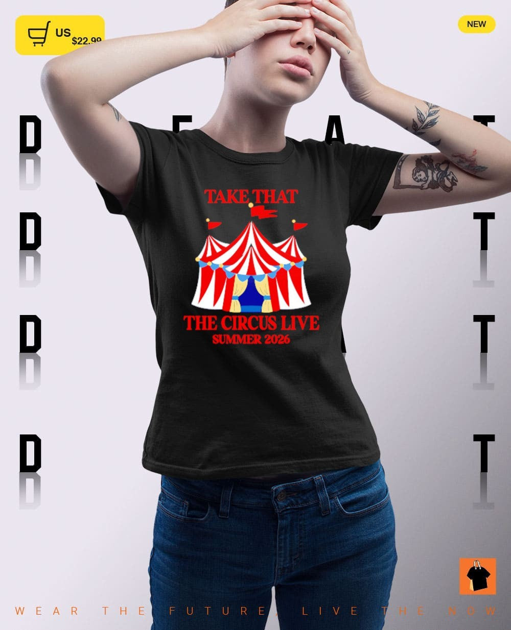 Take That Circus Live Summer 2026 Tour shirt
