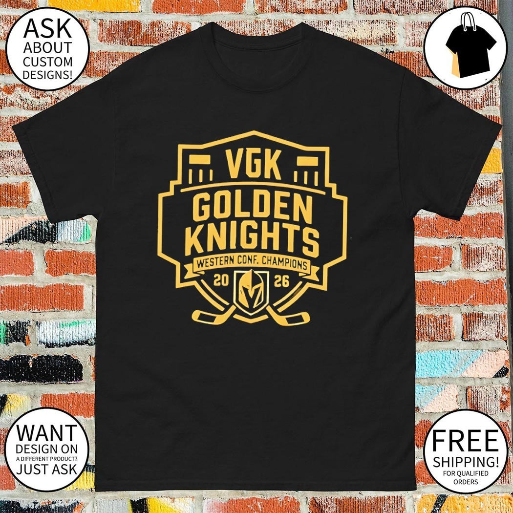 VGK Vegas Golden Knights vs Western Conference Champions 2026 shirt