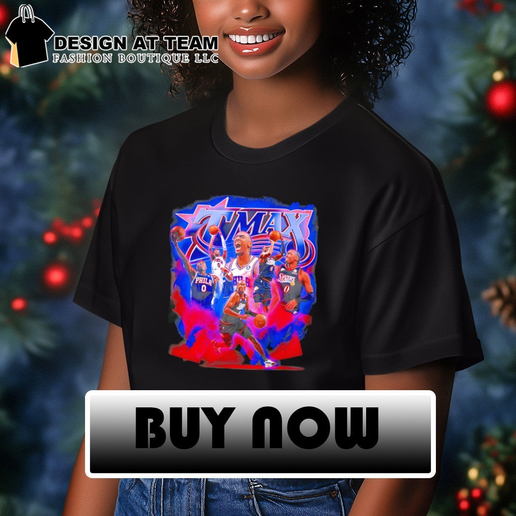 VJ Maxx Philadelphia 76ers Basketball NBA All Stars graphic shirt