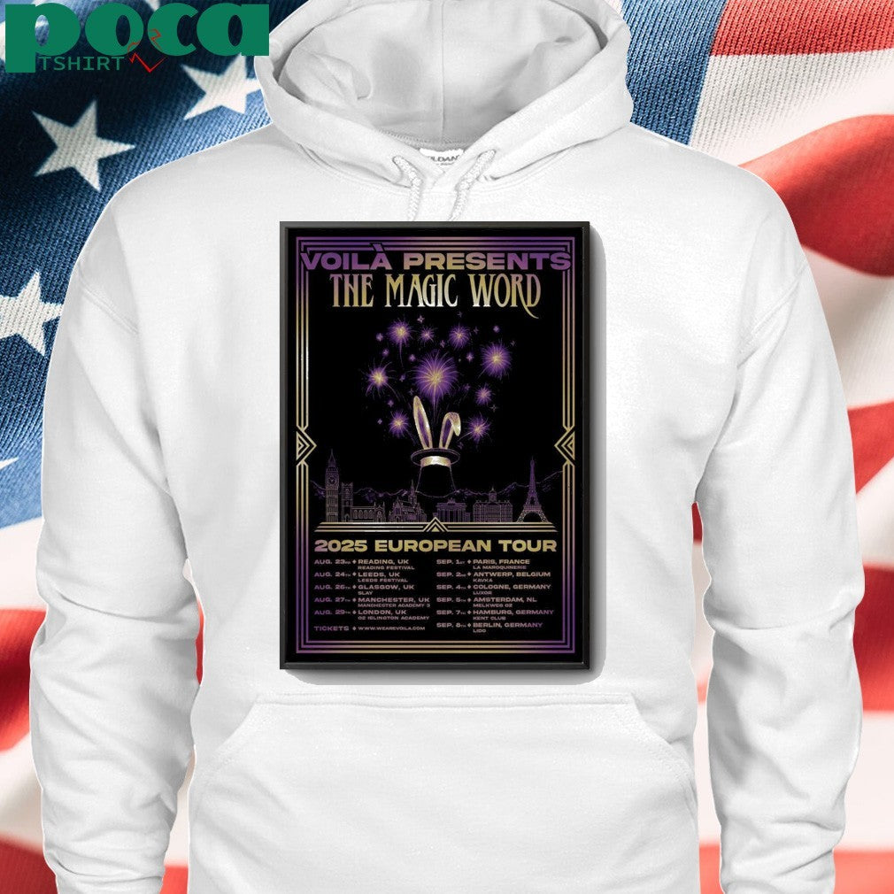 VOILÀ European 2025 Tour Postet shirt