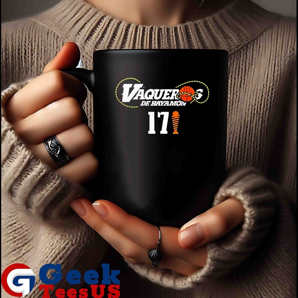 Vaqueros de Bayamon Champions BSN x17 trophy shirt