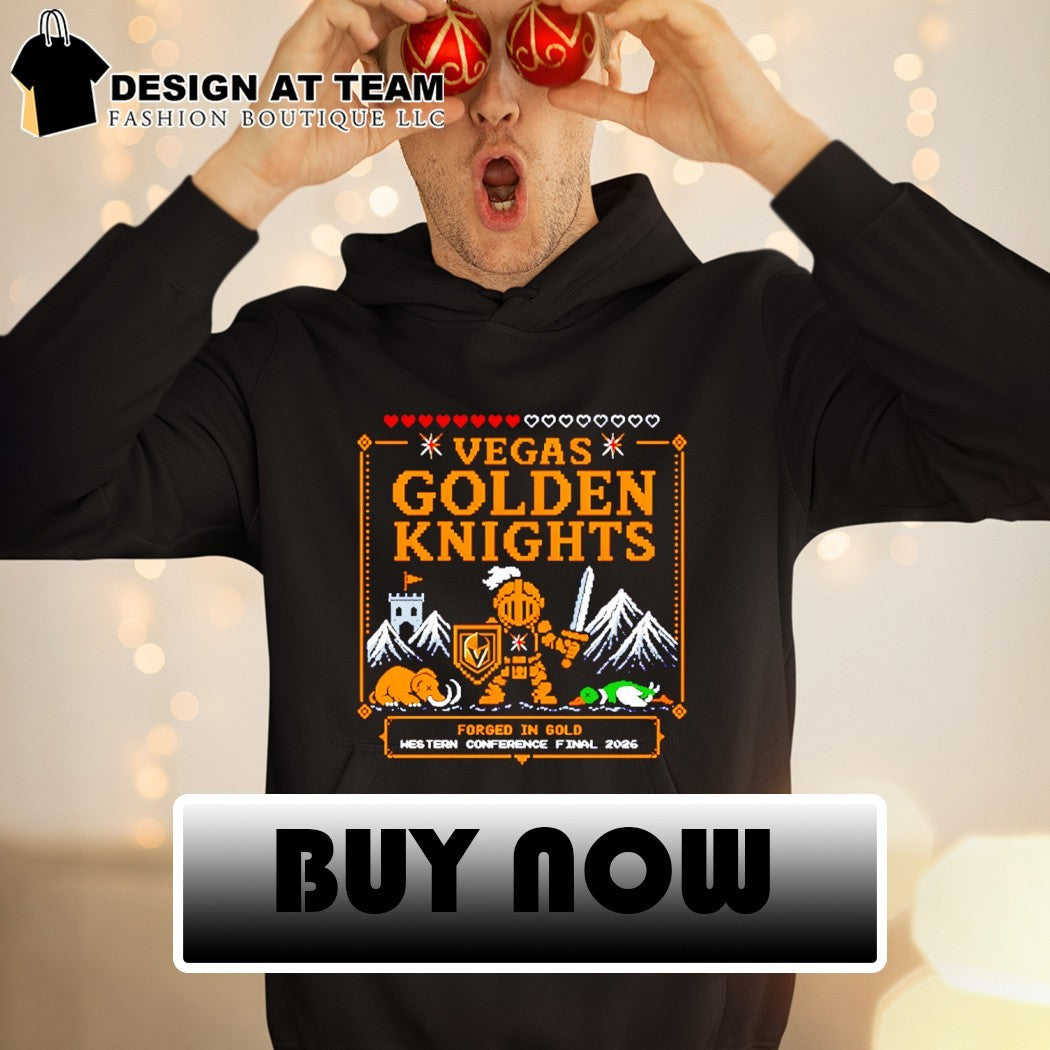 Vegas Golden Knights 2026 Forged in Gold Western Conference Final shirt
