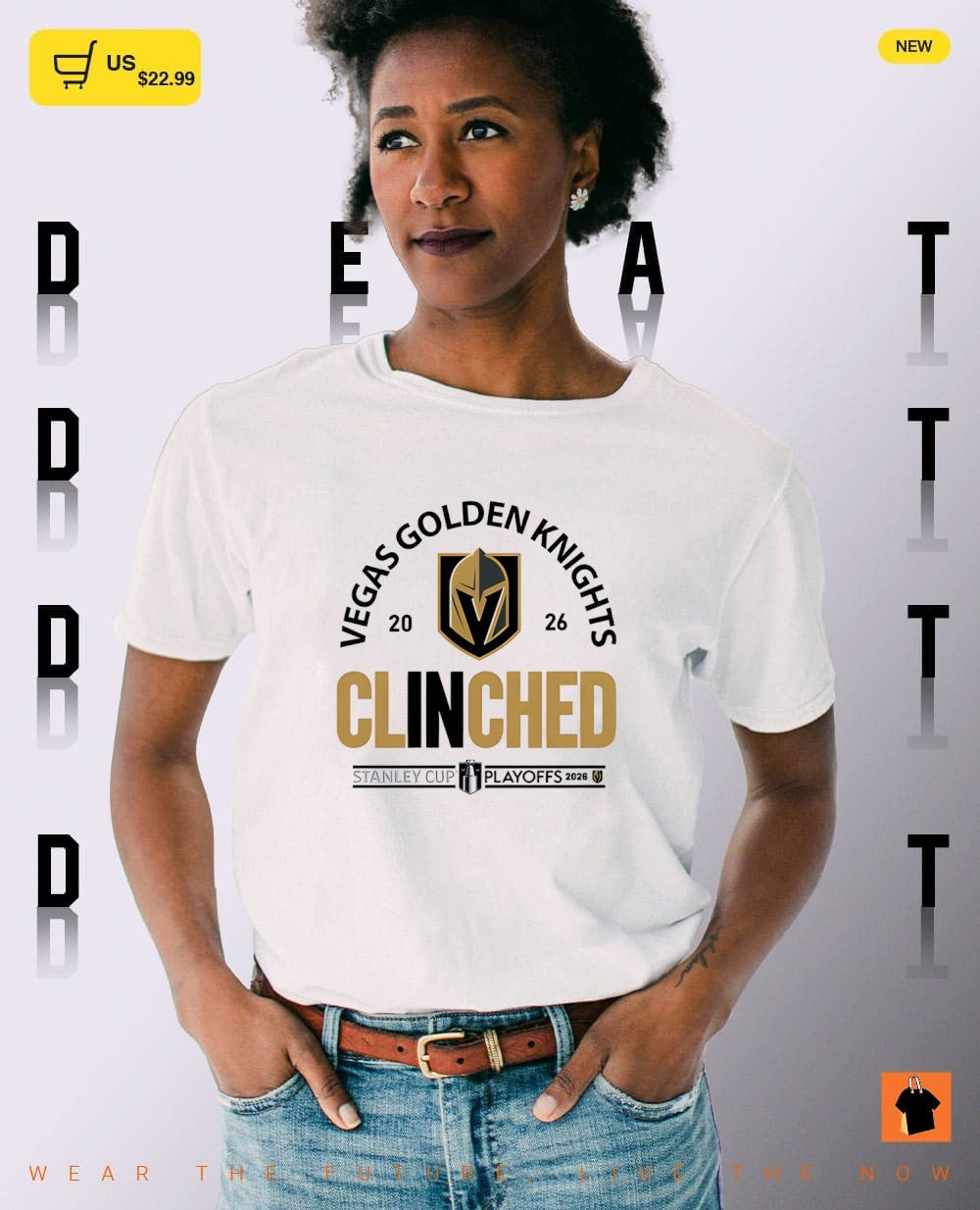 Vegas Golden Knights Hockey Clinched Stanley Cup Playoffs 2026 shirt