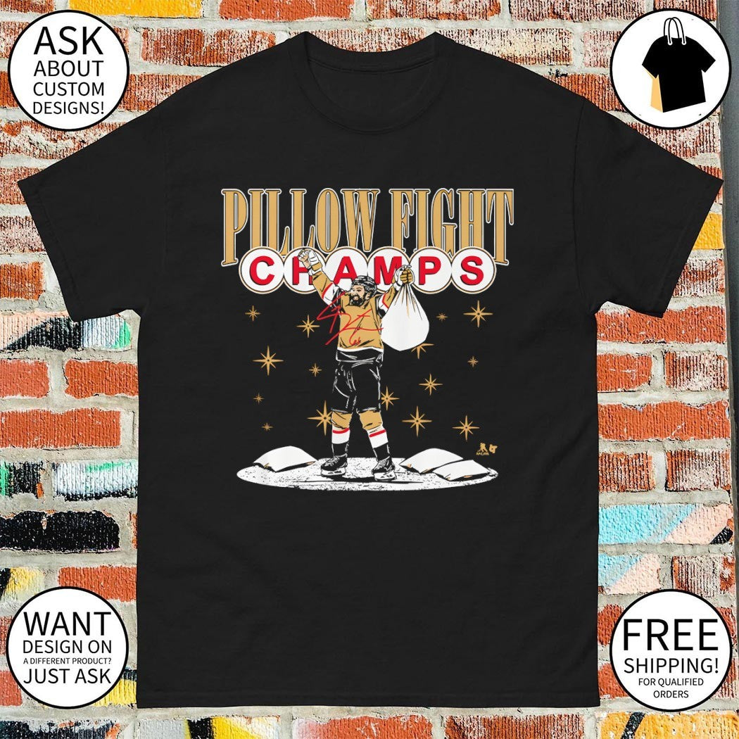 Vegas Golden Knights Hockey Pillow Fight Champs signature shirt