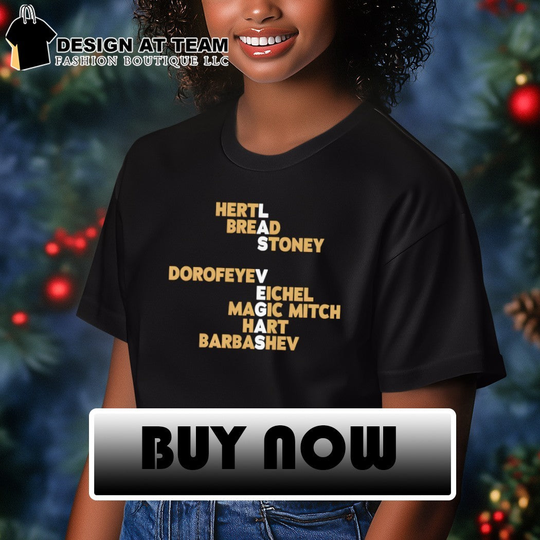 Vegas Golden Knights Names 2026 Hertl Bread Stoney Dorofeyev Eichel Magic Mitch Hart Barbashev shirt